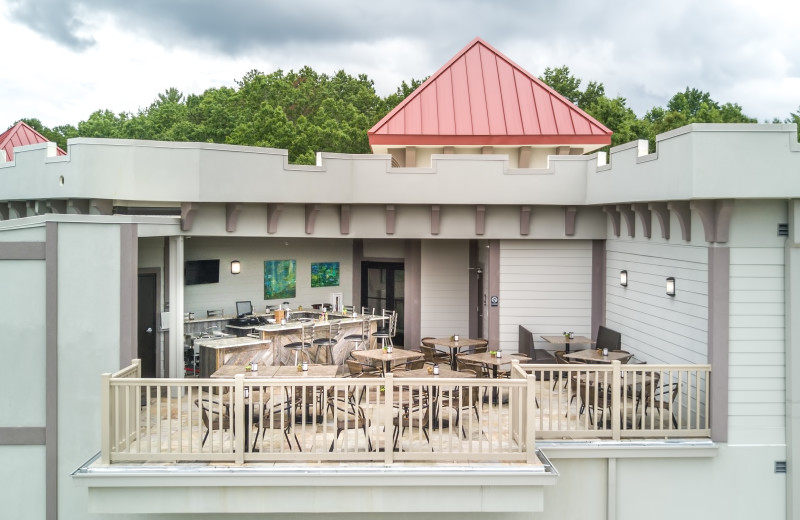 Patio at Valhalla Resort Hotel.