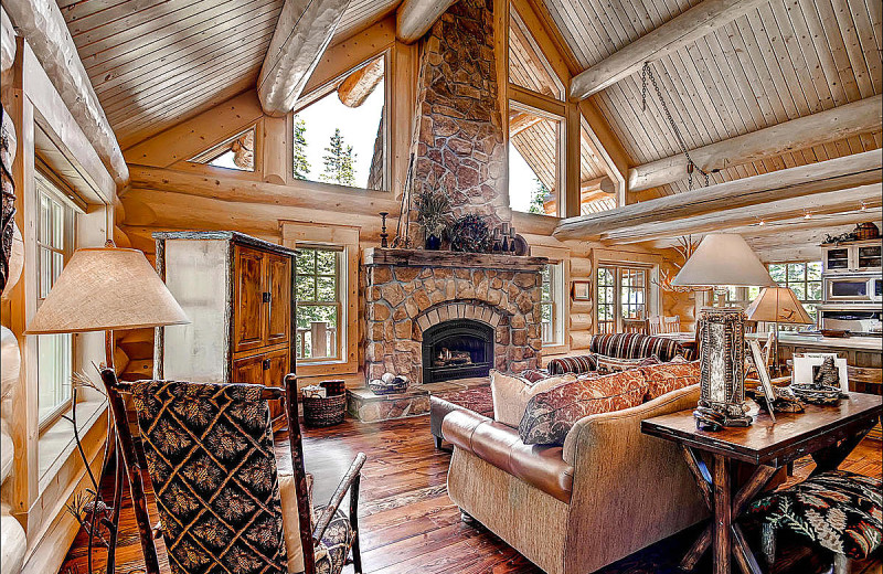 Rental living room at Breckenridge Rentals by Owner.