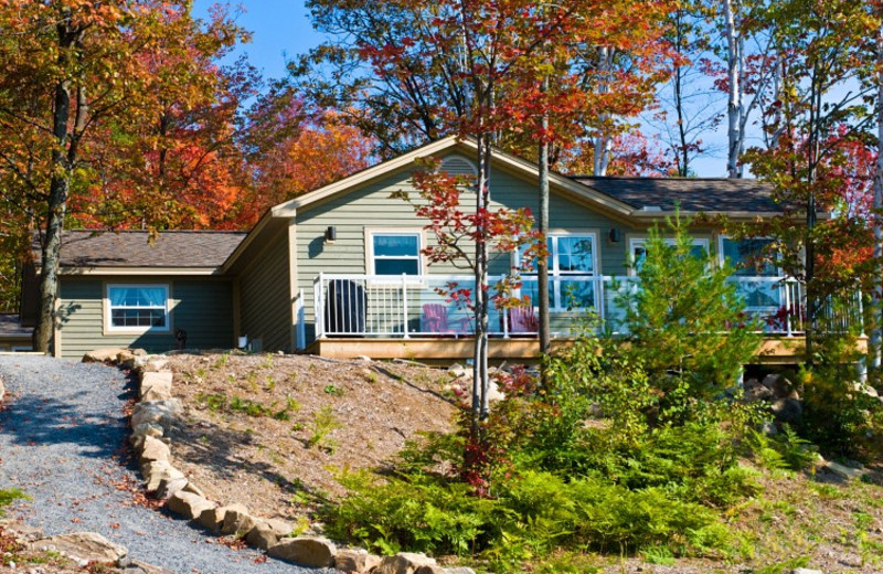 Cottage exterior at Blue Water Acres.