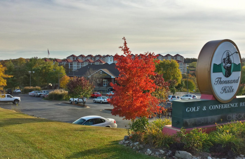 Exterior view of Thousand Hills Golf Resort.