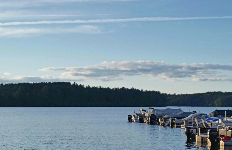 Dock at Pine Beach Resort-Side Lake.