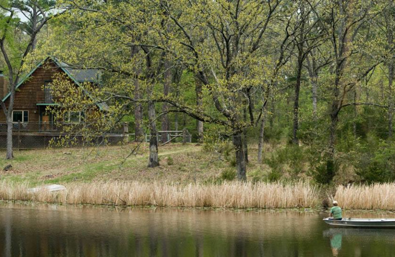 Exterior view of Miller Lake Retreat.