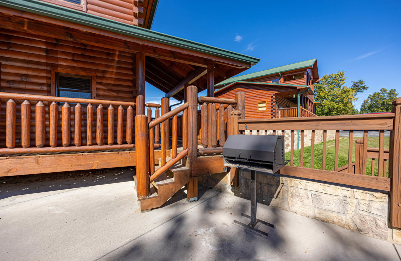 Patio at American Patriot Getaways Eagle's Sunrise.