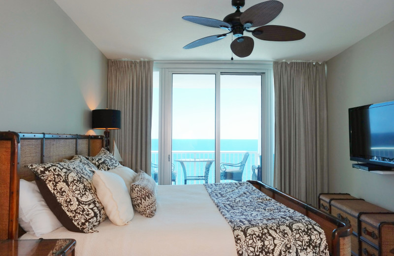 Rental bedroom at Gulf Shores Rentals.