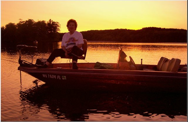 Boating at Indian Trail Resort.