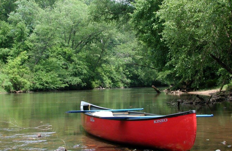 Canoeing near Dahlonega Spa Resort.