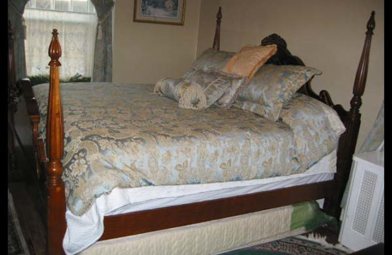 Guest room at Bancroft Manor Bed & Breakfast.