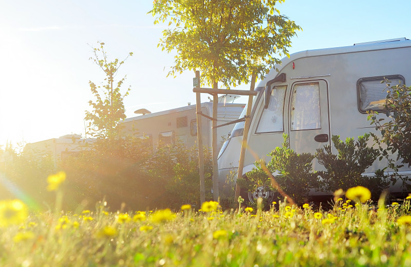 RV campground at Yogi Bear's Jellystone Park Gardiner.