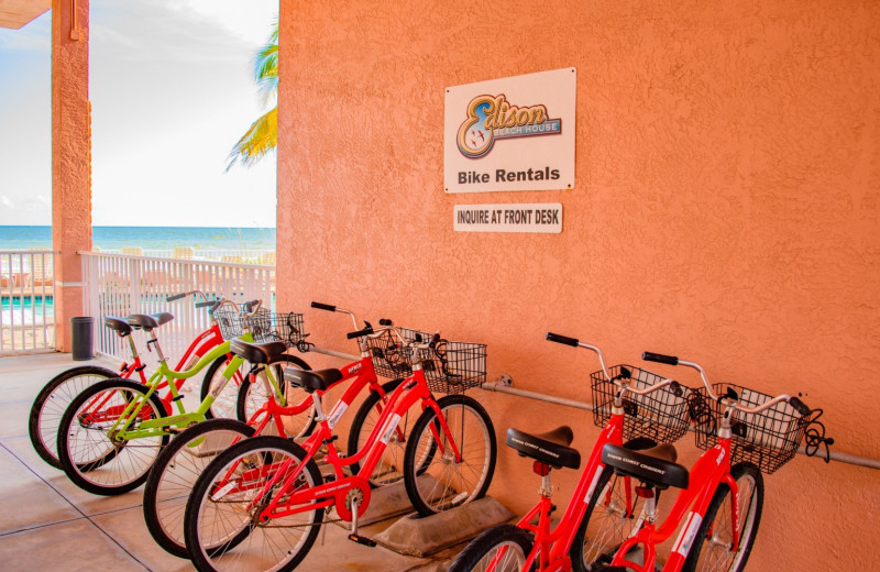 Bikes at Edison Beach House.