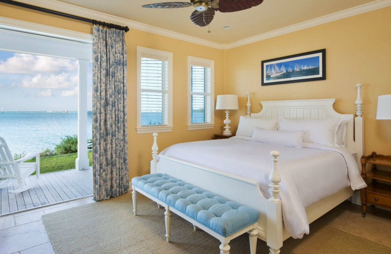 Cottage bedroom at Sunset Key Guest Cottages, a Luxury Collection Resort.