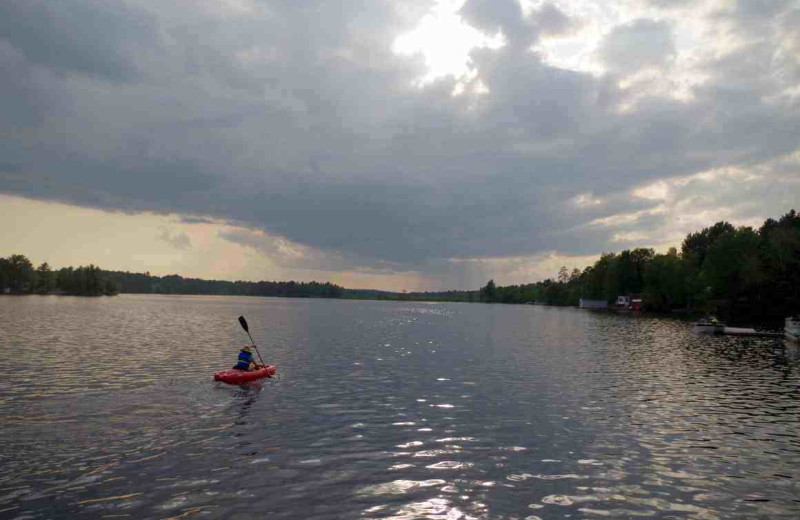 Lake view at Deluxe Camp.