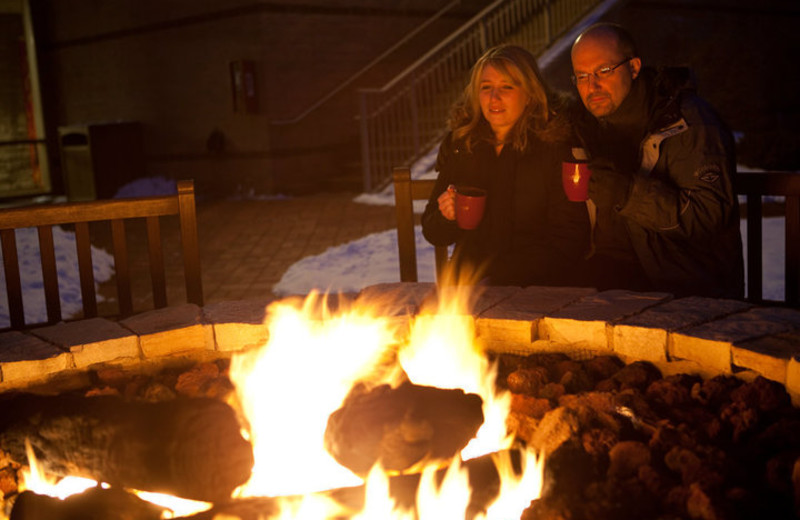 Fire pit at Eaglewood Resort.