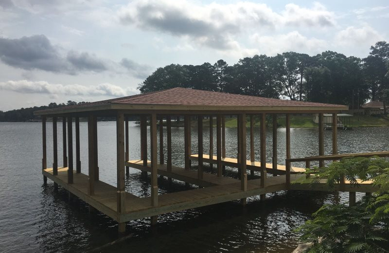 Rental deck at BlueSky Vacation Homes.