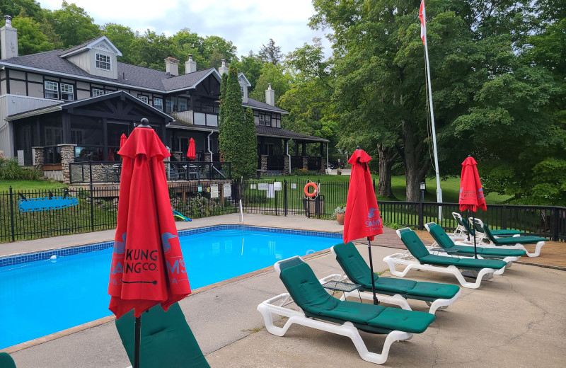 Outdoor pool at Sir Sam's Inn.