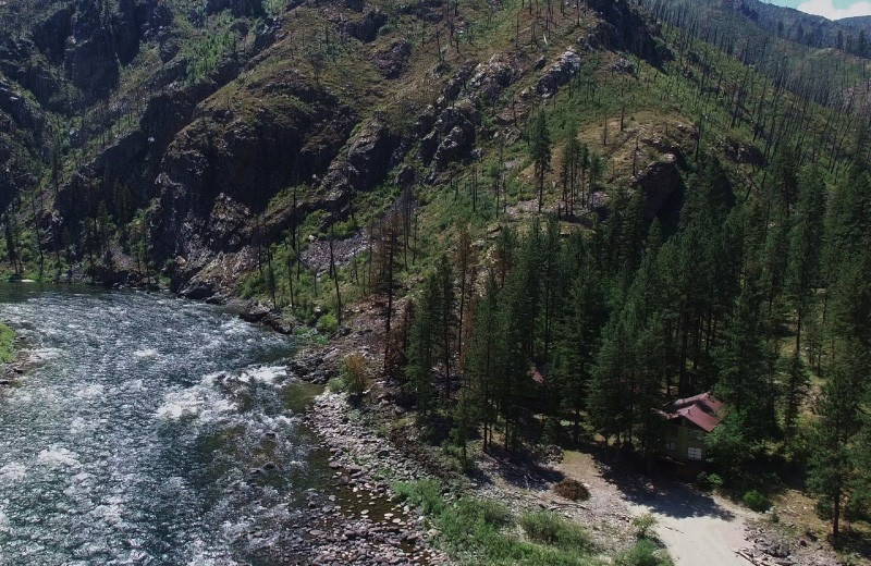 Exterior view of China Bar Lodge.