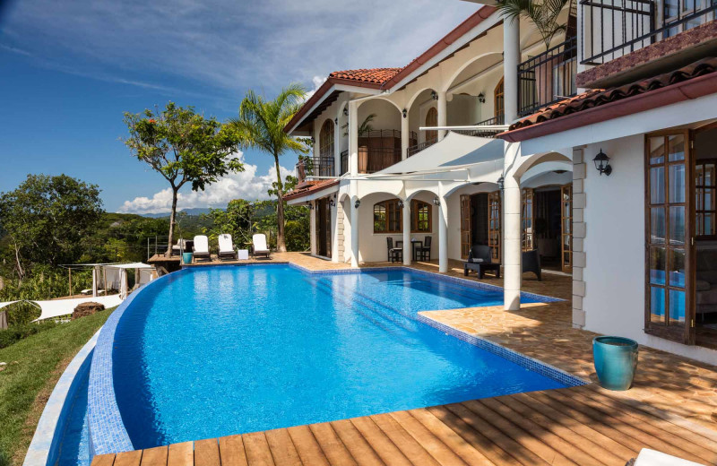 Outdoor pool at El Castillo Boutique Luxury Hotel.