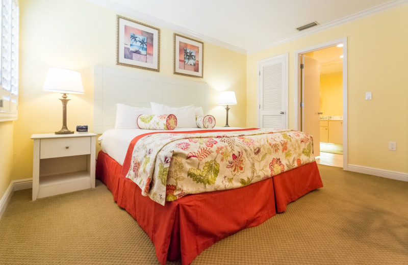 Guest room at Inn At The Beach Resort.