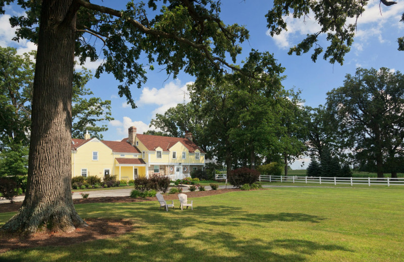 Exterior view of HideAway Country Inn.