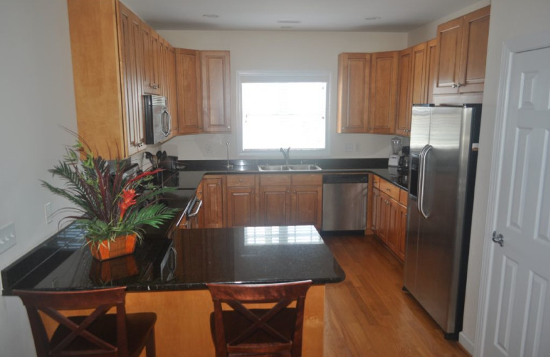 Rental kitchen at Island Real Estate. Inc.