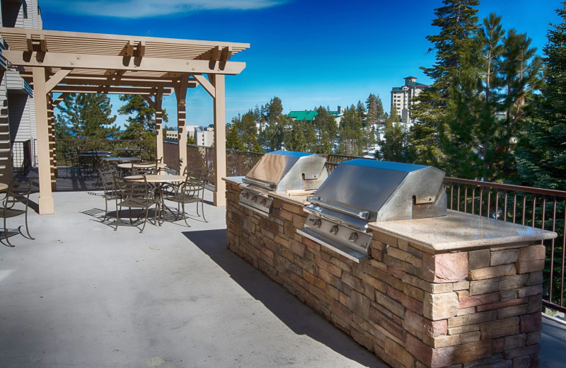 Patio area at The Ridge Resorts.