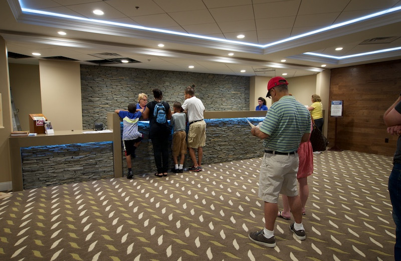 Lobby at Split Rock Resort & Golf Club.