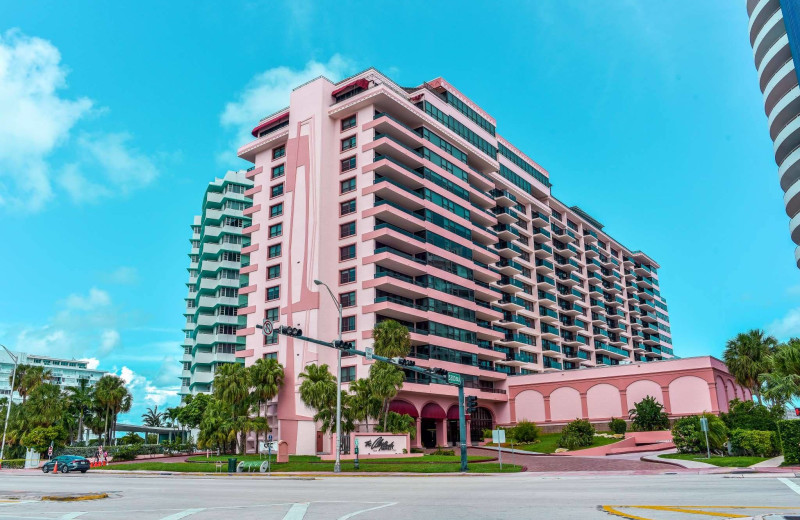 Exterior view of The Alexander All Suite Oceanfront Resort.