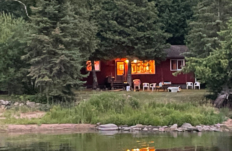 Cabin at Oak Island Resort.