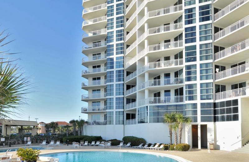Outdoor pool at Palacio Perdido Key.