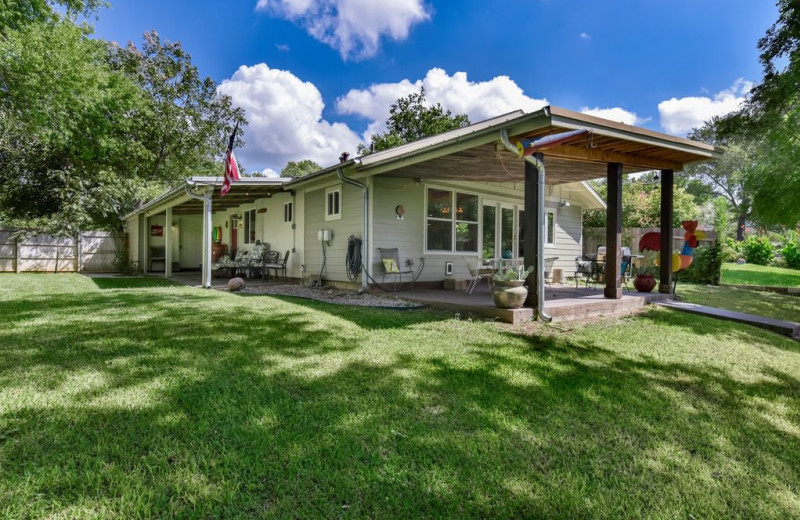 Rental exterior at Burnet County Tourism.