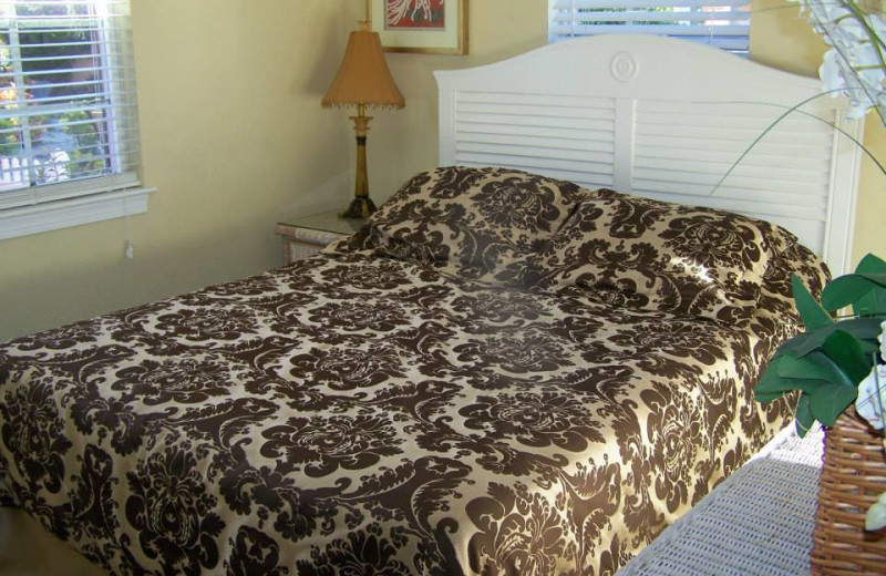 Vacation rental bedroom at Travel Resort Services, Inc.
