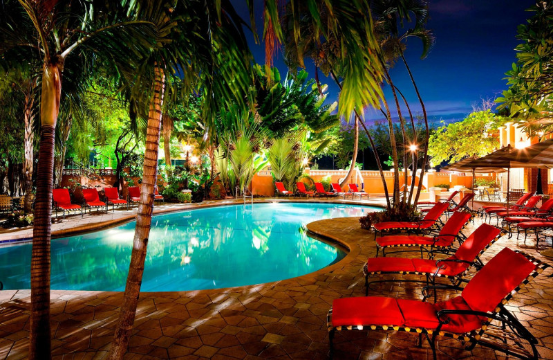 Outdoor pool at Sheraton Suites Cypress Creek Ft. Lauderdale.