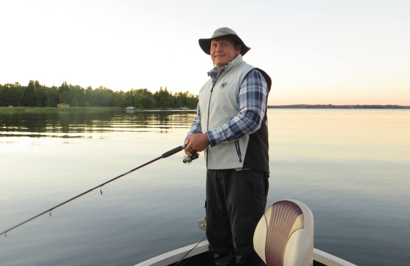 Fishing at Kec's Kove Resort.