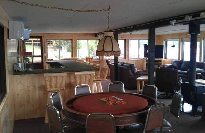 Party room at Shady Roost Lodge.