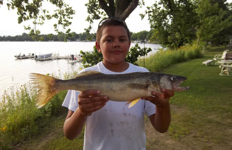 Fishing at Fisherman Village Resort.