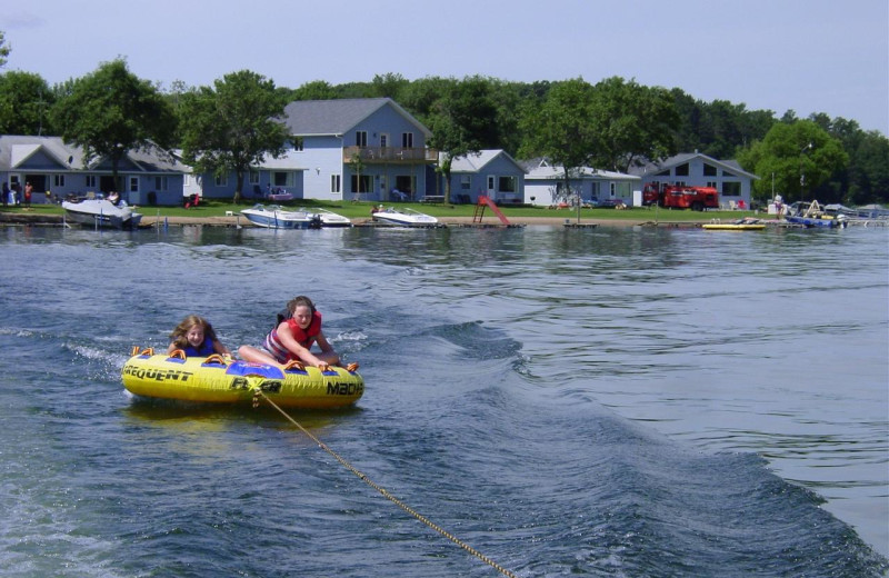 Tubing at Auger's Pine View Resort.