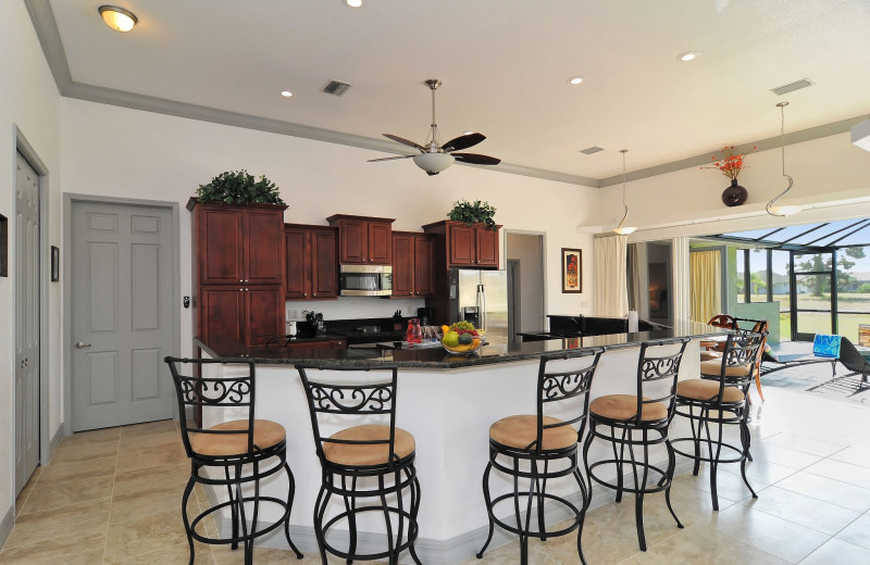 Vacation home kitchen at Place In The Sun.