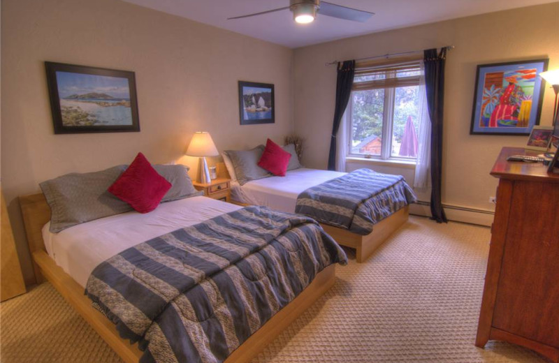 Rental bedroom at Westwind at Vail.