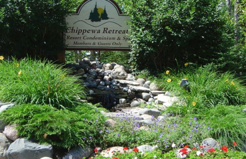 Garden at Chippewa Retreat Resort.