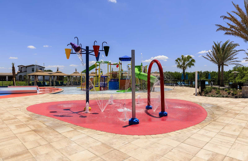 Splash pad at Balmoral Resort.