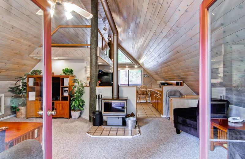 Rental living room at Yosemite's Scenic Wonders.