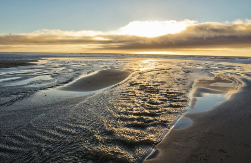 The beach at Shearwater Inn.