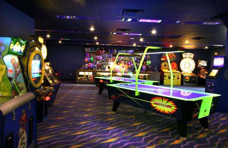 Video arcade at Holiday Inn Club Vacations at Orange Lake Resort.