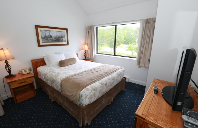 Guest room at Black Bear Lodge.