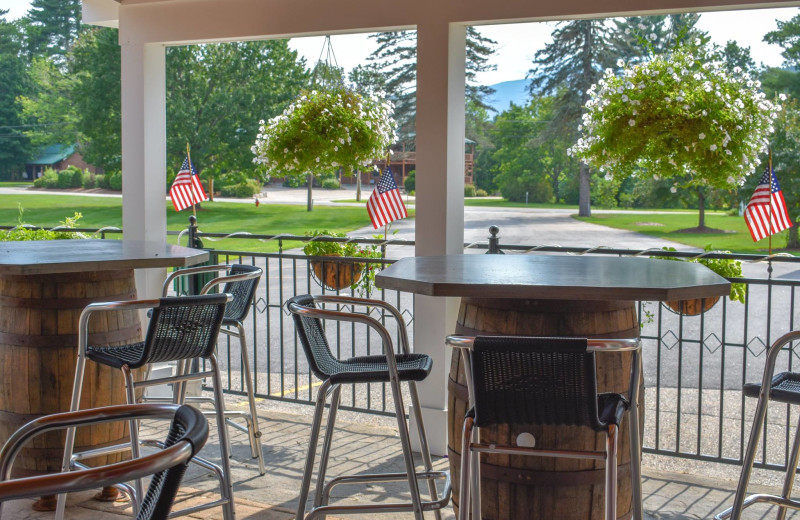 Patio at The New England Inn & Lodge.