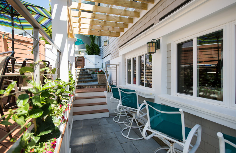 Patio at The Meadowmere Resort.