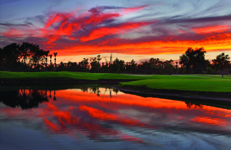 Sunset at The Wigwam Resort.