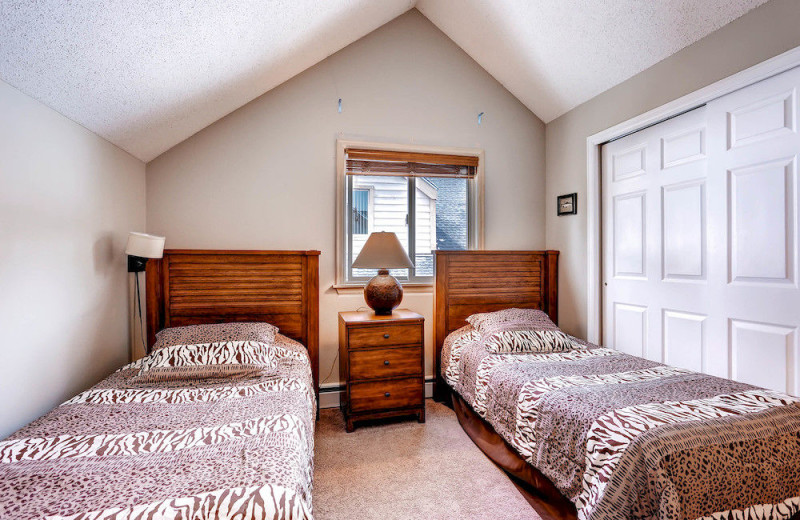 Rental bedroom at Wildwood Suites.