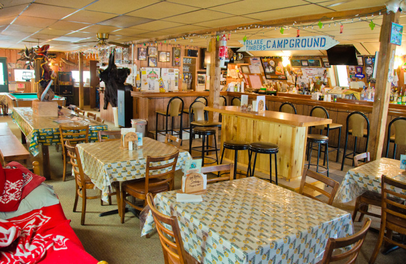 Restaurant at Tri Lake Timbers Resort.