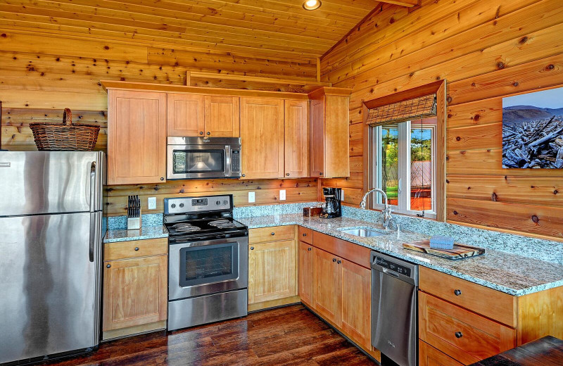 Guest kitchen at Snug Harbor Marina Resort.