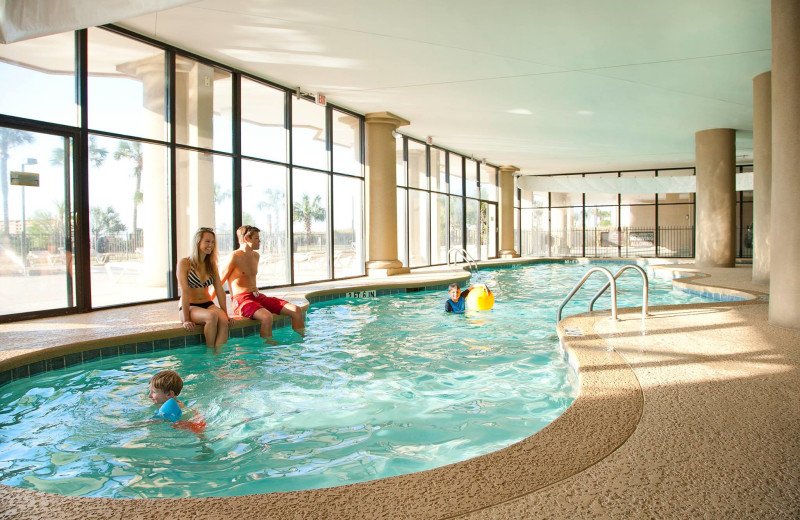 Indoor pool at South Wind on the Ocean.